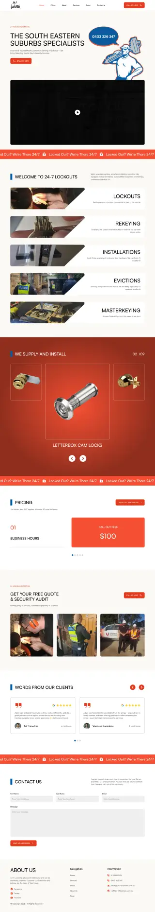 24 7 Lockouts