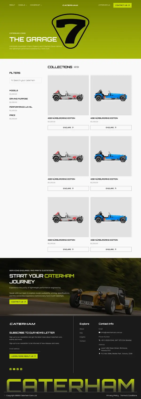 Models Page